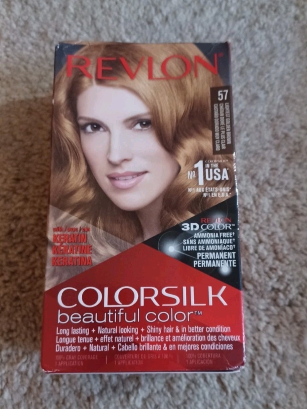 Revlon Colorsilk Permanent Hair Color - Golden Blonde (57)